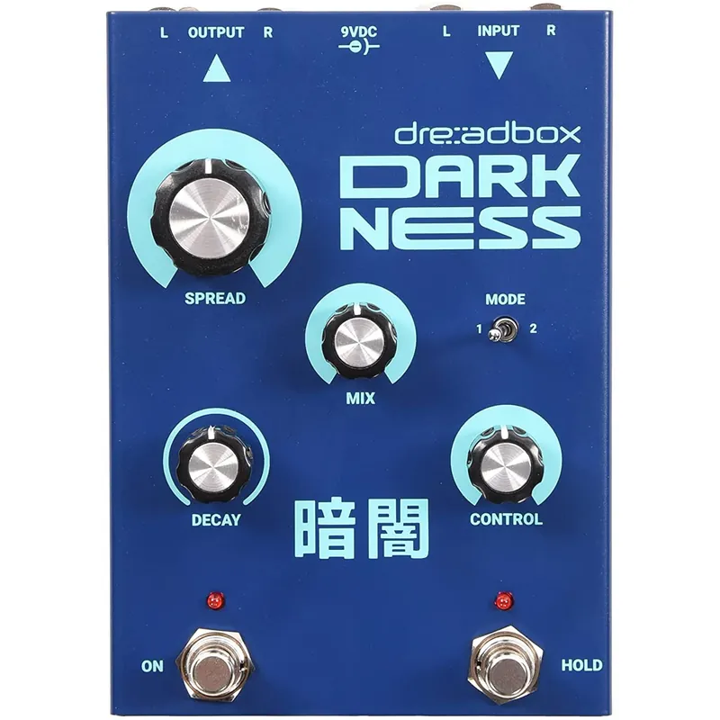 Dreadbox Darkness Stereo Reverb Effect for Guitars and Synthesizers Order Now