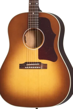 Worldwide Shipping Gibson J-45 Faded 50’s Acoustic Electric Guitar in Vintage Sunburst