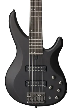 Yamaha TRBX505TBL 5 String Premium Bass in Trans Black Free Returns