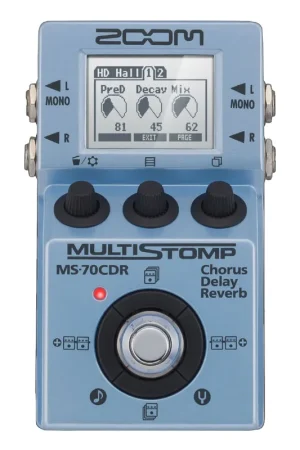 Zoom MS-70CDR MultiStomp Chorus/Delay/Reverb Pedal (ZMS70CDR) Limited Time