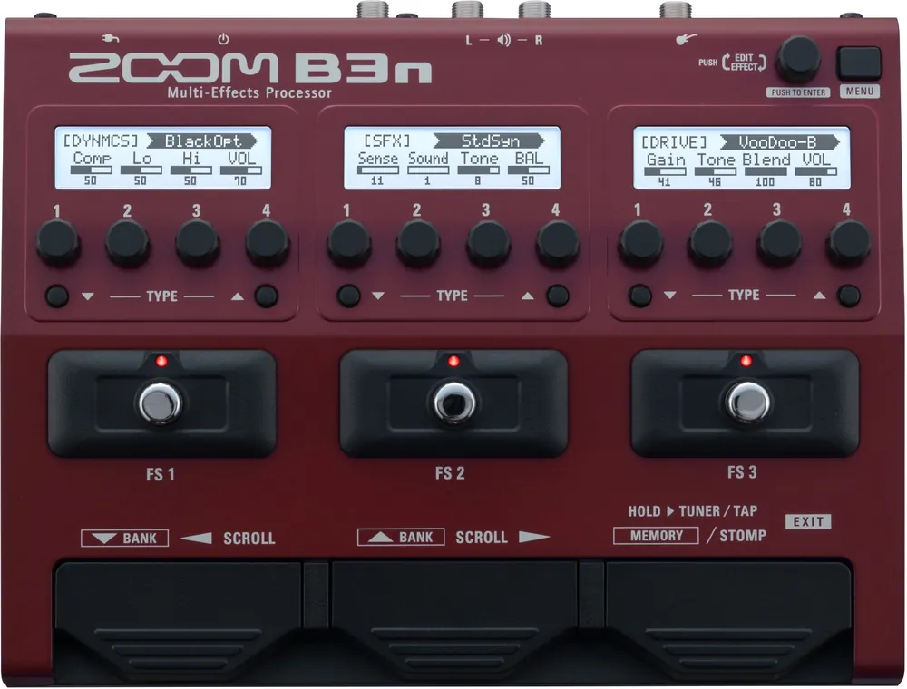 Zoom B3n Multi-Effects Processor for Bassists Money Back Guarantee