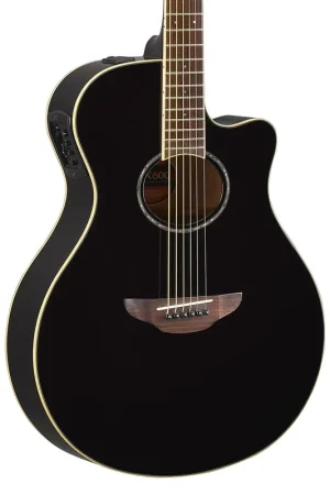 Yamaha APX600BL Thinline Acoustic Electric Guitar, Black Discount