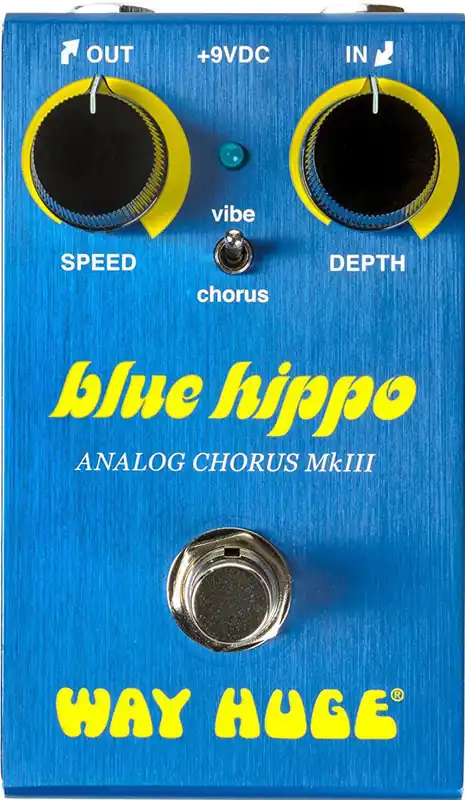 Worldwide Shipping Way Huge WM61 Blue Hippo Analog Chorus Smalls Series Guitar Effects Pedal