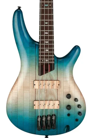 Worldwide Shipping Ibanez SR4CMLTDCIL Premium 4-String Bass, Caribbean Islet