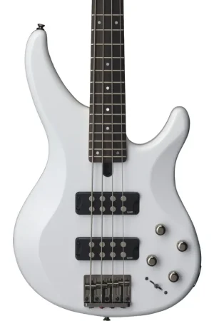 Yamaha TRBX304 Bass Guitar, White Top Rated