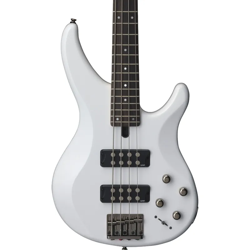 Yamaha TRBX304 Bass Guitar, White Top Rated