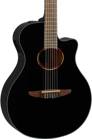 Yamaha NTX1 Acoustic Electric Classical Guitar in Black Markdown