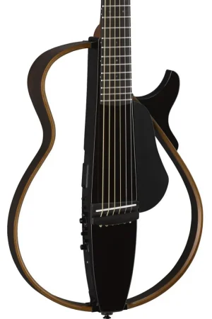 Yamaha SLG200S Steel String Silent Guitar, Translucent Black Handmade