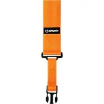 Worldwide Shipping DiMarzio DD2200OR 2In Nylon Cliplock Strap in Orange