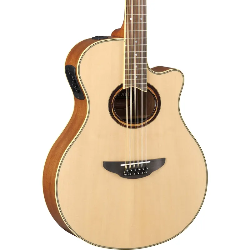 Worldwide Shipping Yamaha APX700II12 Thin Body Solid Spruce 12-String Acoustic Electric G