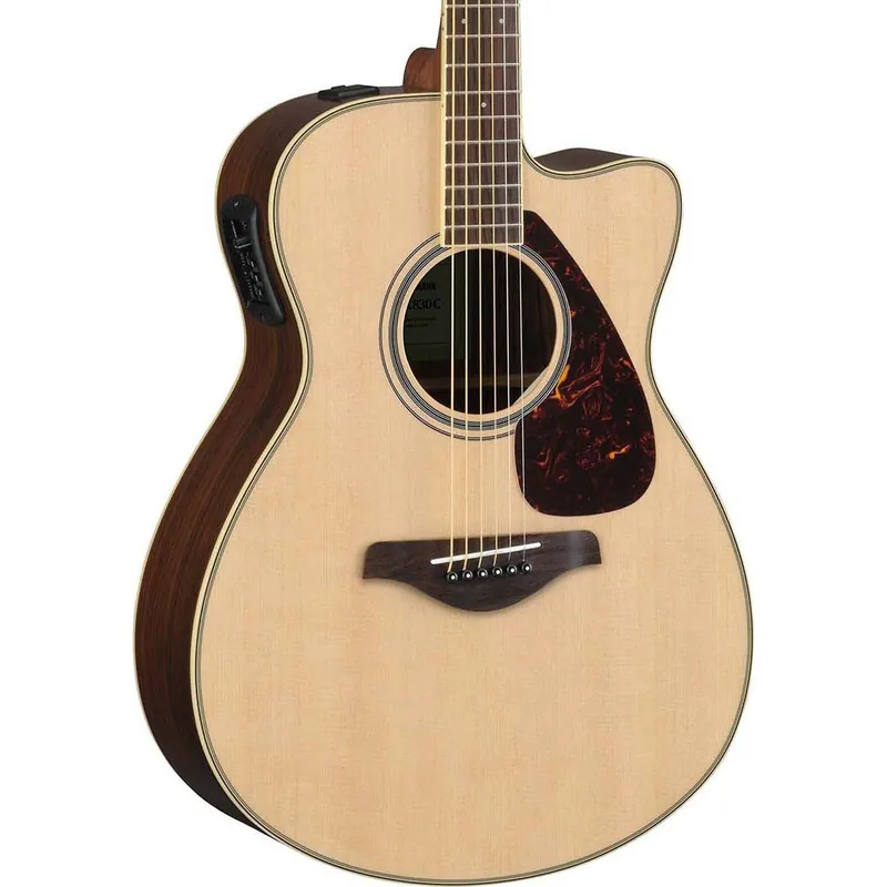 Yamaha FSX830C Small Body Cutaway Acoustic Electric Guitar - Natural Grab Now