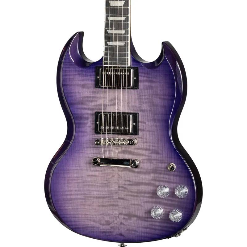 Epiphone SG Modern Figured Electric Guitar - Purple Burst Weekend Sale
