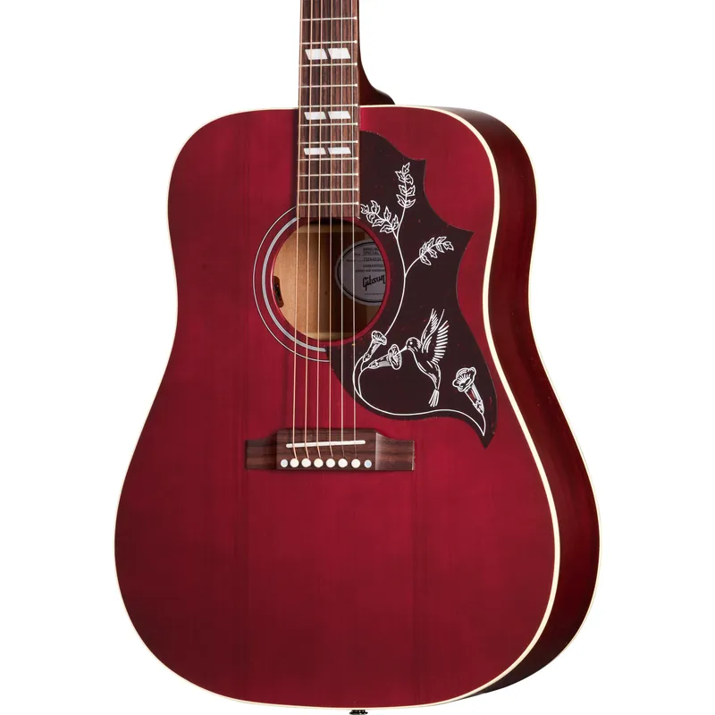 Gibson Hummingbird Special Acoustic Electric Guitar - Satin Wine Red One Day Deal