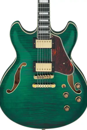 Wholesale Ibanez AS93FM Artcore Expressionist Electric Guitar - Transparent Moss