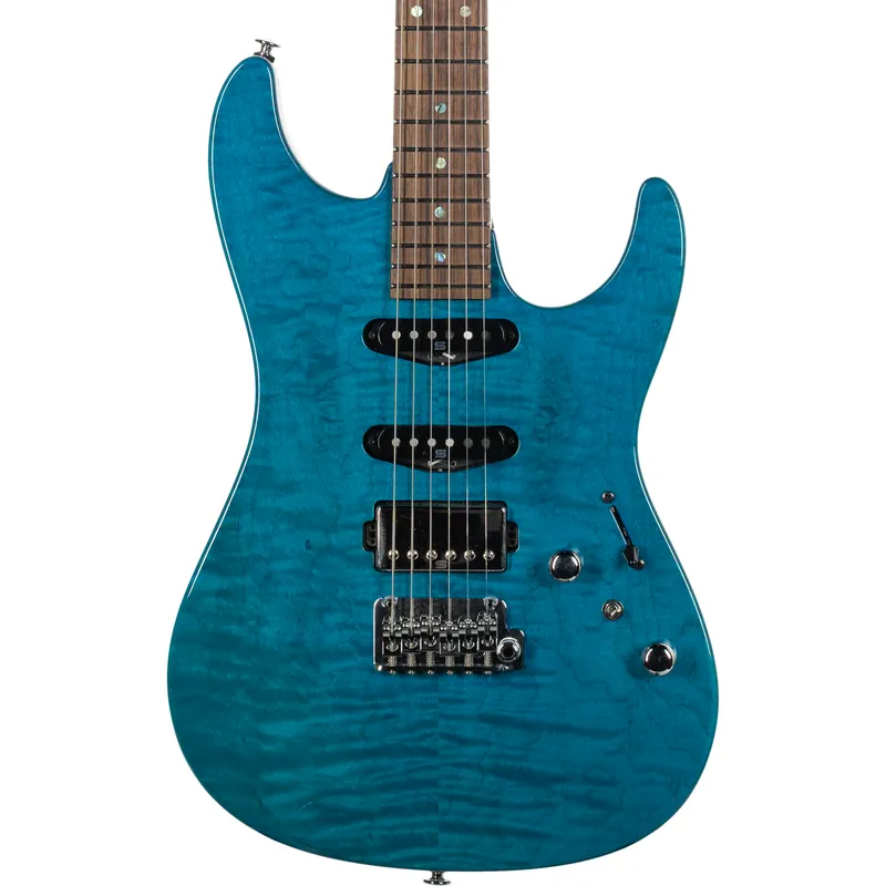 Worldwide Shipping Ibanez Martin Miller Signature 6-String Electric Guitar - Transparent