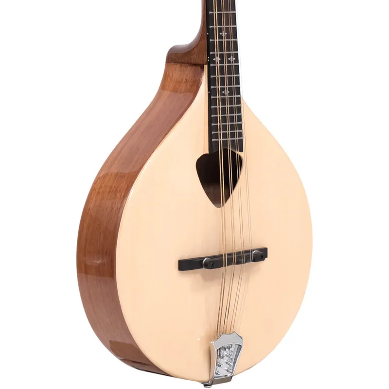 Gold Tone Traditional Irish Mandola with Pickup - Natural Next Day Delivery