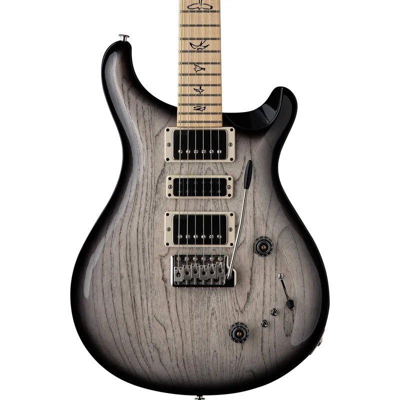 Budget PRS Swamp Ash Special Maple Fretboard Electric Guitar - White Doghair