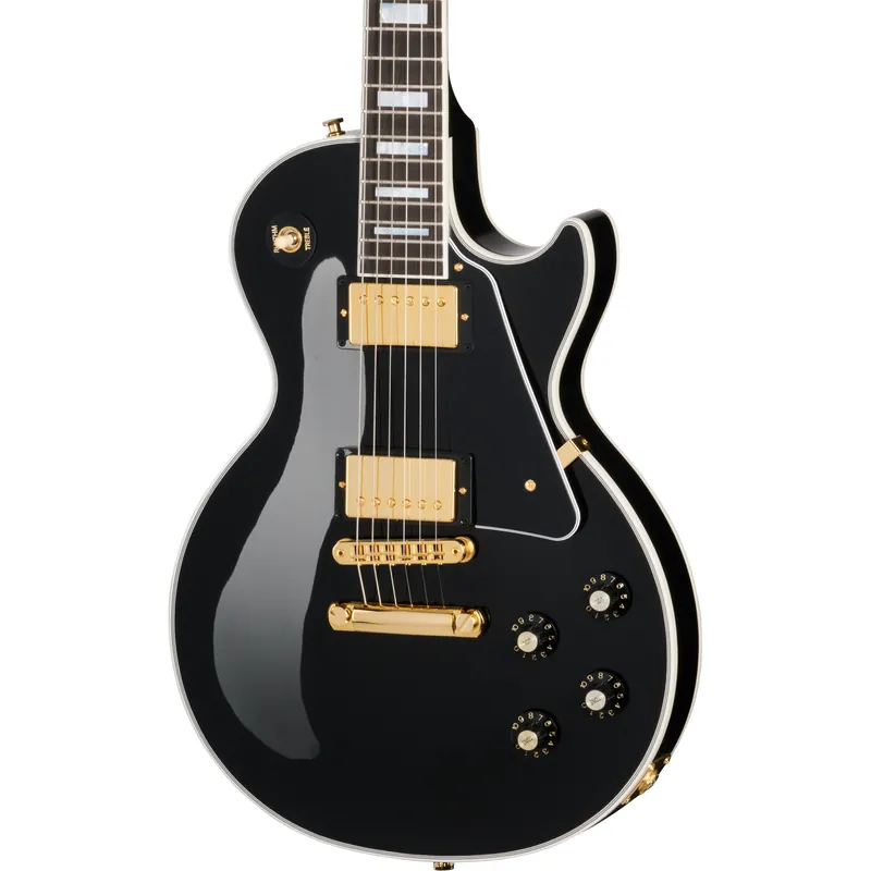 Gibson Les Paul Custom 70s Electric Guitar - Ebony Must Have