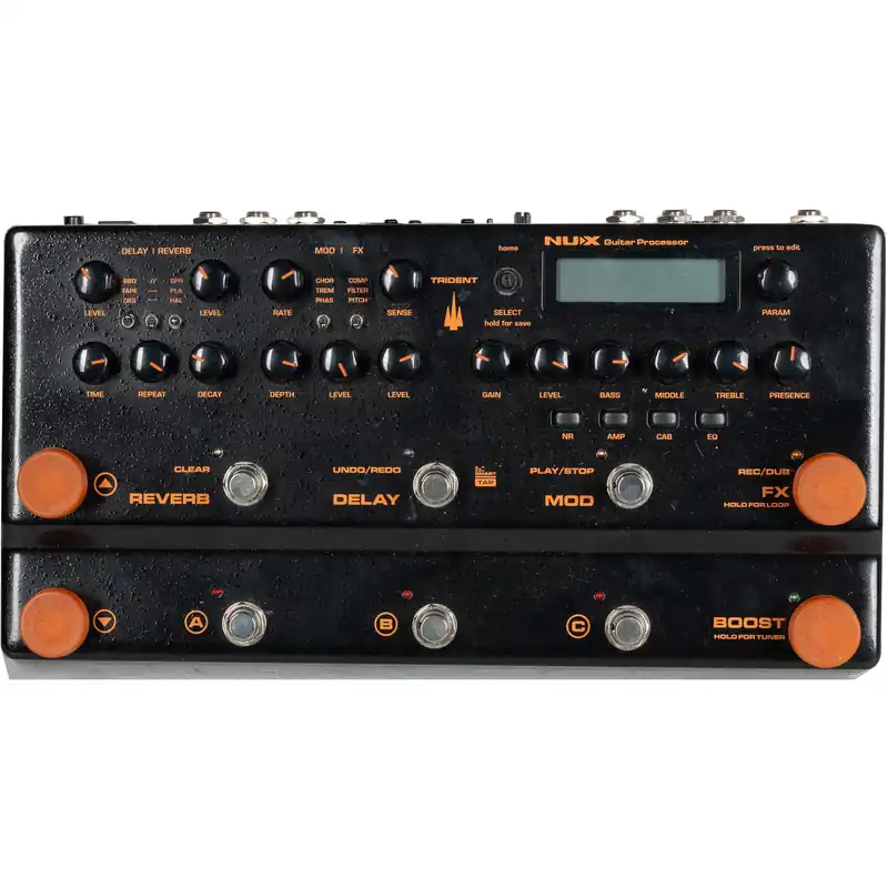 NUX Trident Amp Modeling and Multi-FX Pedal Worldwide Shipping