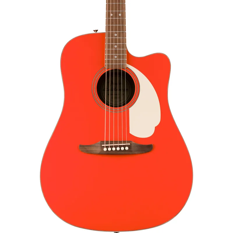 Limited Edition Fender California Standard Redondo CE Acoustic/Electric - Ivory Pickgu