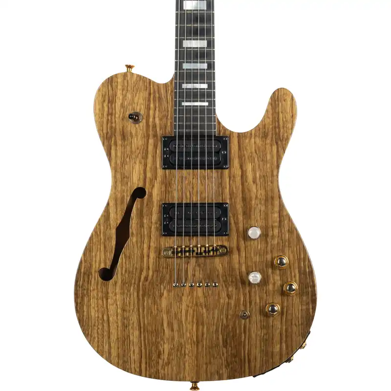 Money Back Guarantee Carvin SH65 Synth Access Semi Hollow Electric Guitar - Natural