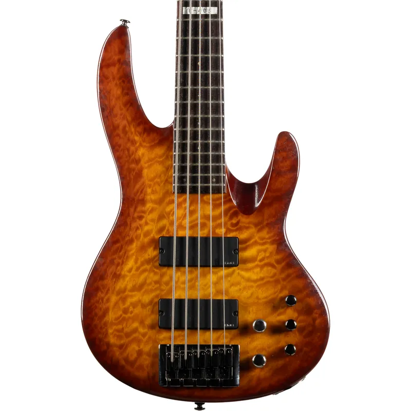 Final Sale ESP LTD B405 Electric Bass - Amber Sunburst