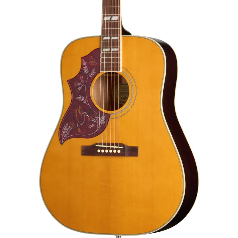 Limited Edition Epiphone Hummingbird Studio Left Handed Acoustic Electric Guitar - Nat