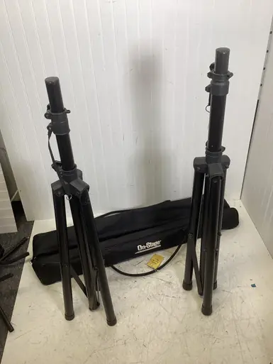 Same Day Shipping Used PAIR OF SPEAKER STANDS W/BAG Speaker Stand