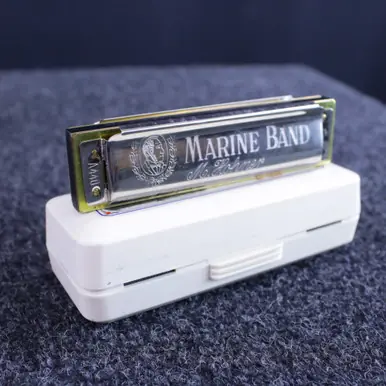 Must Have Used Hohner MARINE BAND HARMONICA EFLAT NOT USED Band Instrument Accessory