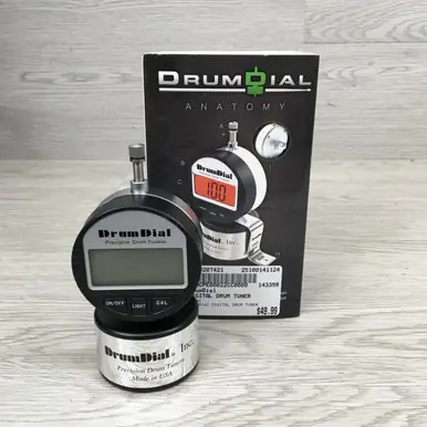 Free Returns Used DrumDial DIGITAL DRUM TUNER Percussion Accessory