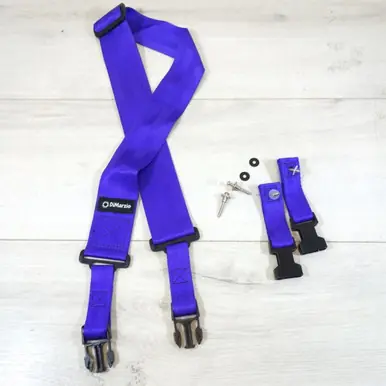 Shop Now Used Dimarzio STRAPLOCK STRAP PURPLE Guitar Accessory