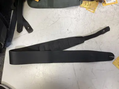 Worldwide Shipping Used D'Addario BLACK LEATHER STRAP Guitar Accessory